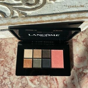 Lancôme Eyeshadow Palette with Blush Glow Look Warm Palette Night